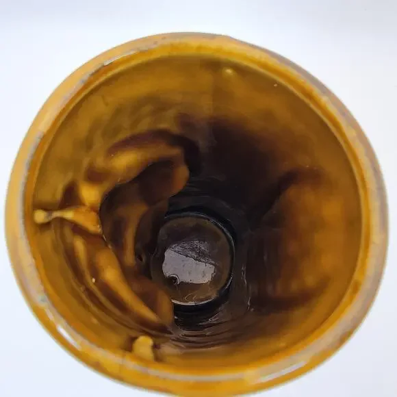 Orchids of Hawaii R-74 Brown Glazed Tiki Mug Vintage Ceramic Barware Taiwan - Picture 5 of 9